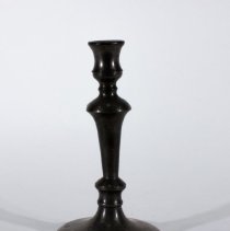 Pewter candlestick -  Side